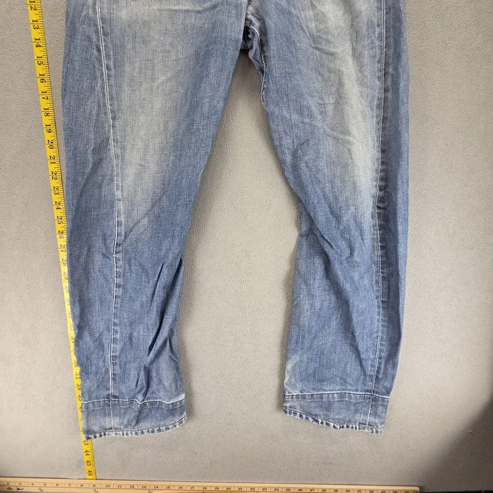 Vintage Levis Engineered Jeans Mens 30x30 Blue Twisted Button Fly Light Wash